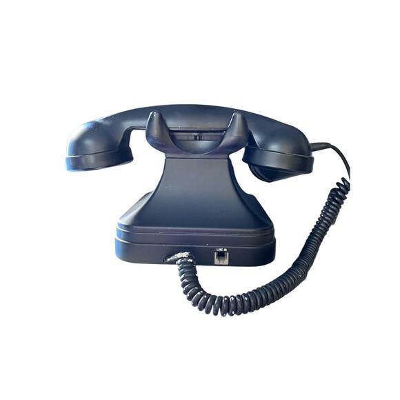 Pottery Barn 1950s Style Retro Black Touch Tone Telephone - Picture 5 of 9